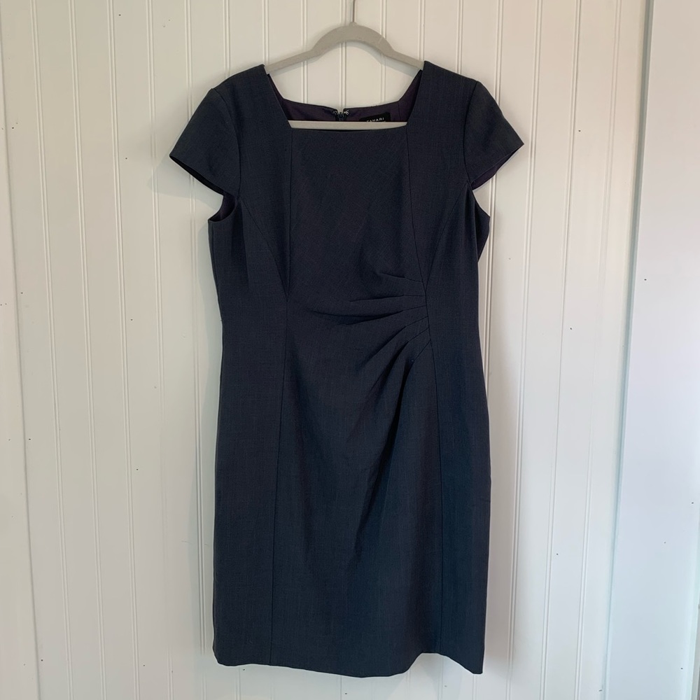 Tahari Arthur S. Levine Short Sleeve Office Dress